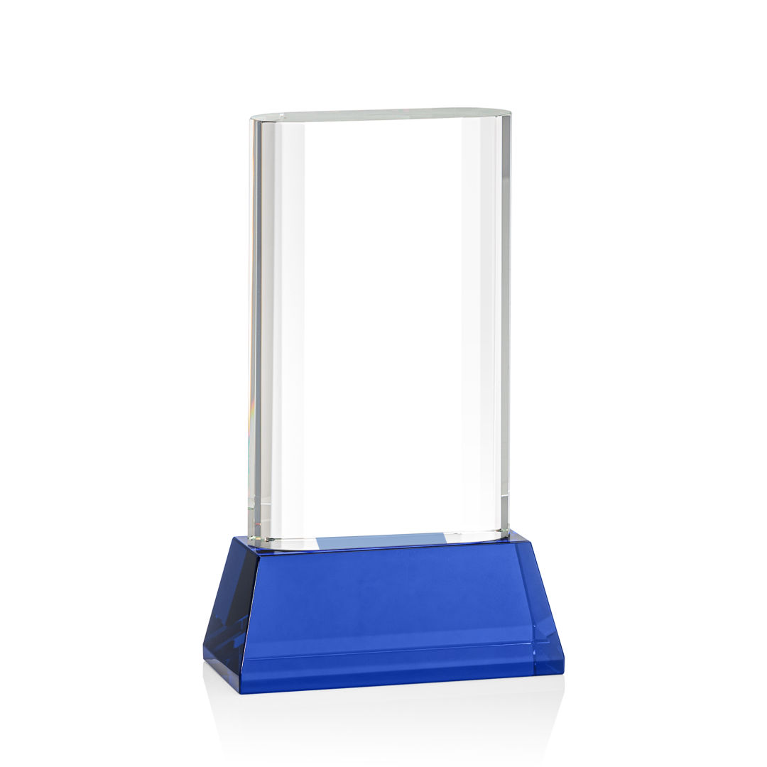 Merit VividPrint™ Award on Base - Blue 4