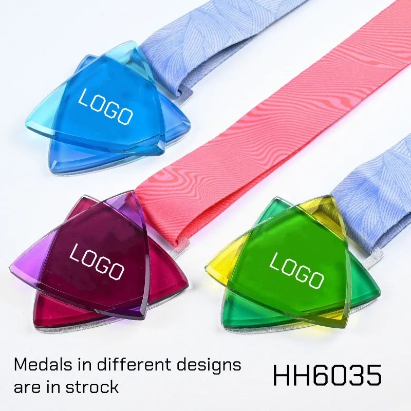 Sports Crystal Medal Award for Winner Gift Prize 3