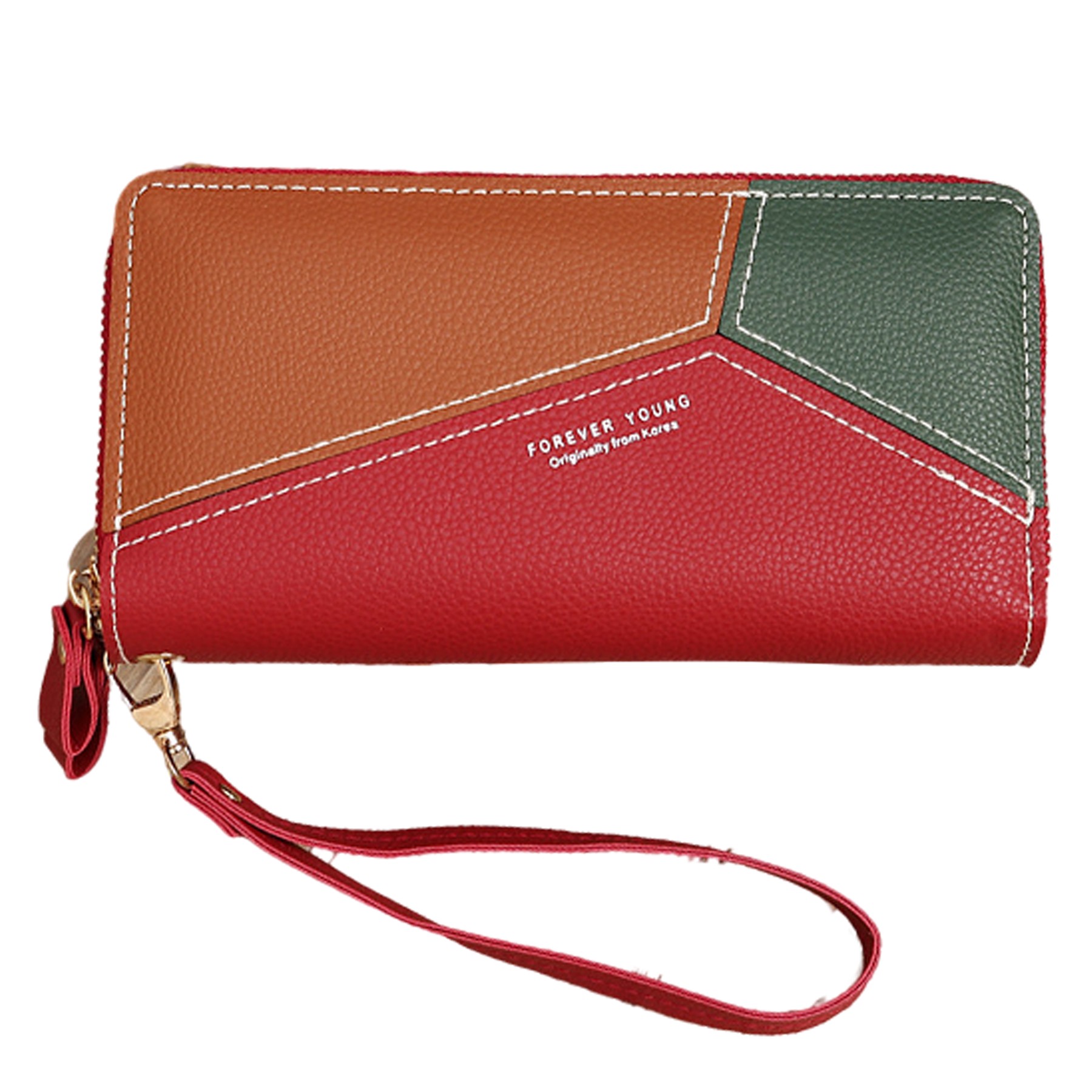Double Zippered Layer Women'S Wallet 4