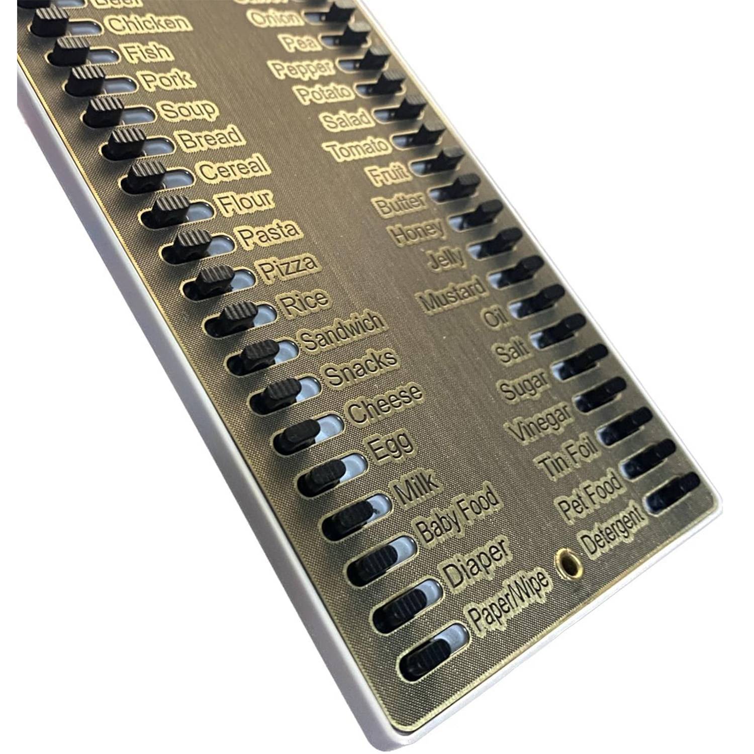Magnetic Reusable Metal Grocery List Reminder Board 5