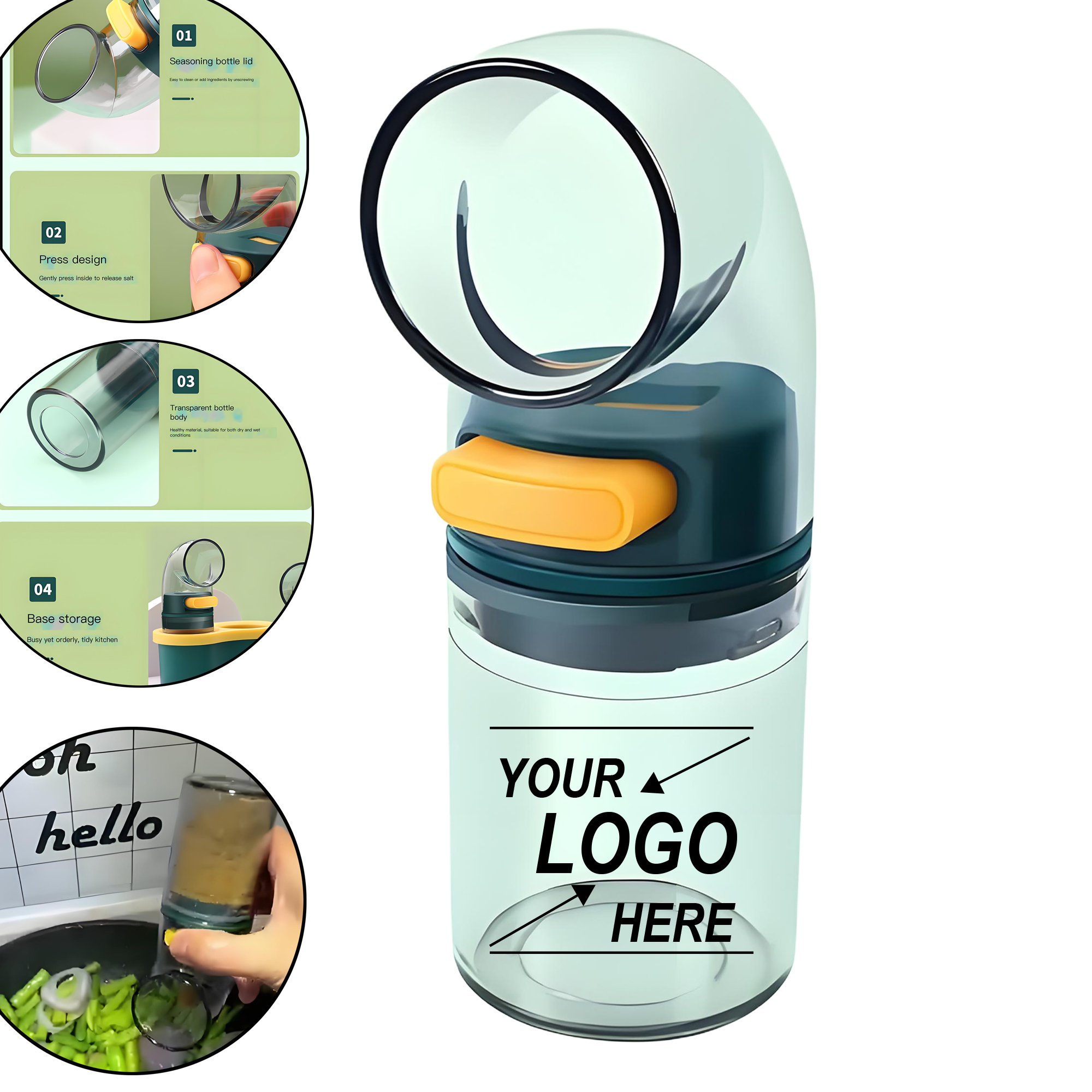 Precision Salt Dispenser with 0.5g Per Press 1