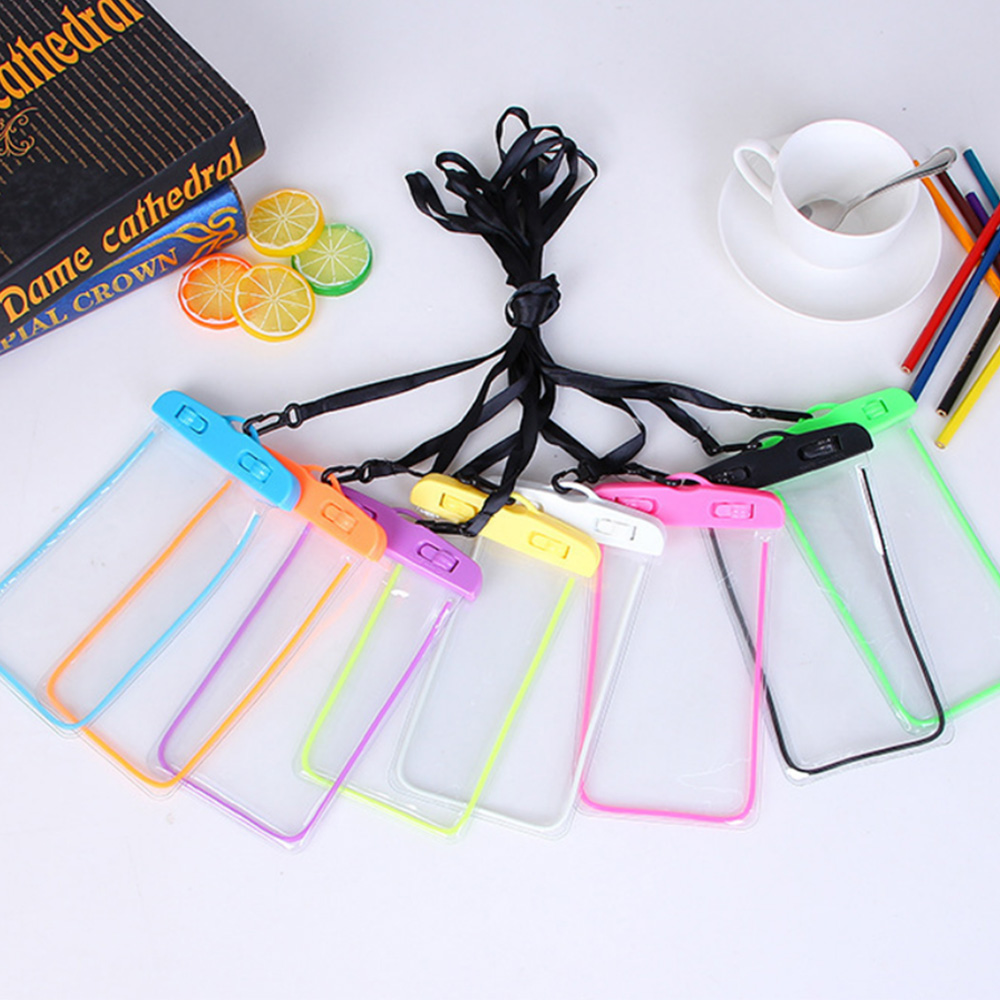 Fluorescent mobile phone waterproof bag 3