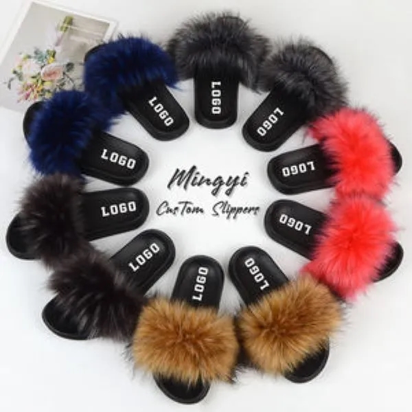 Women's Fox Faux Slippers 2