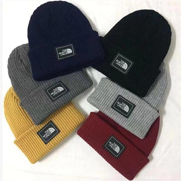 Unisex Cuffed Plain Skull Knit Cap Hat 2