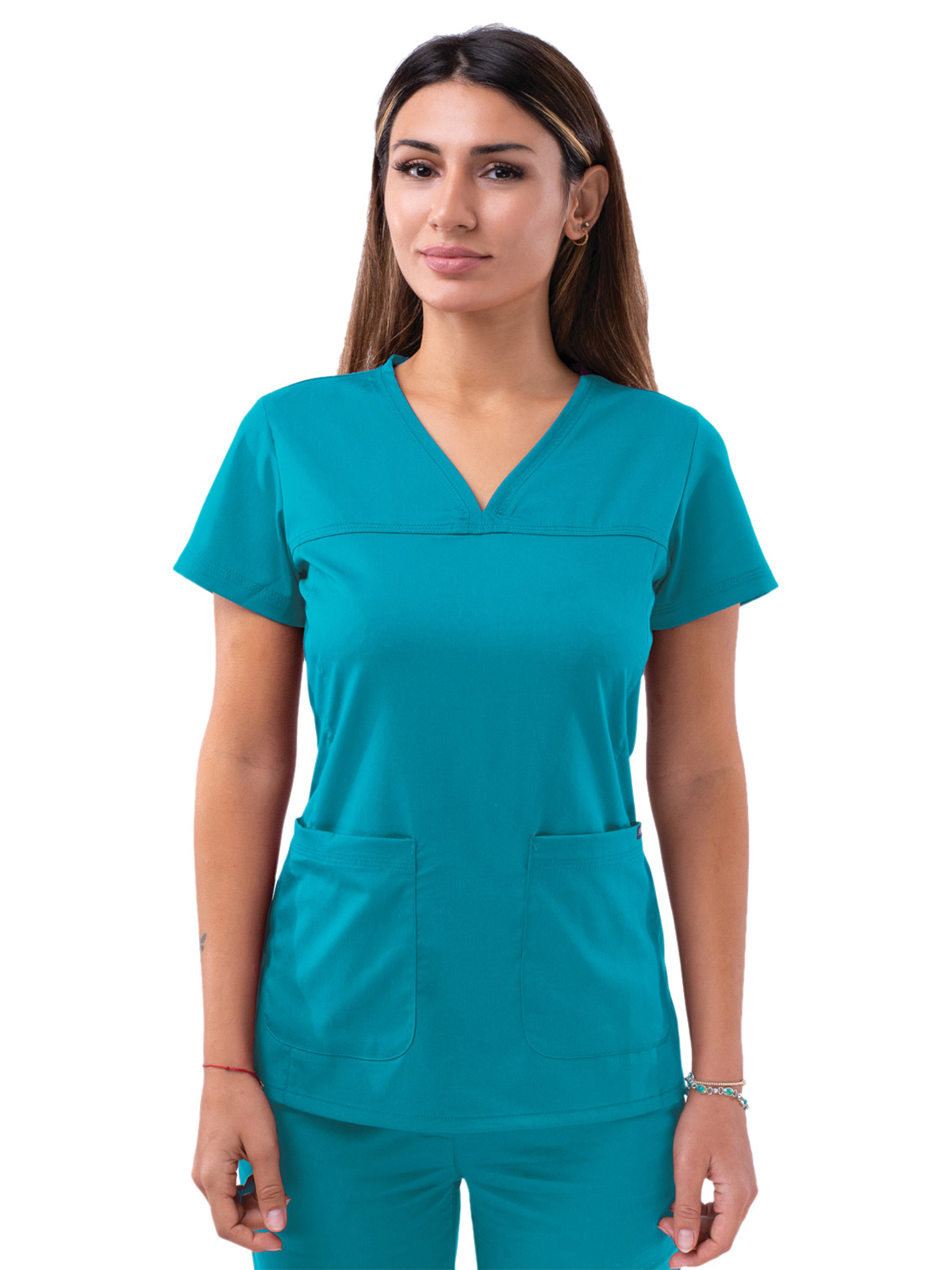 Adar - Pro - Women's V-Neck Sweetheart Top 6