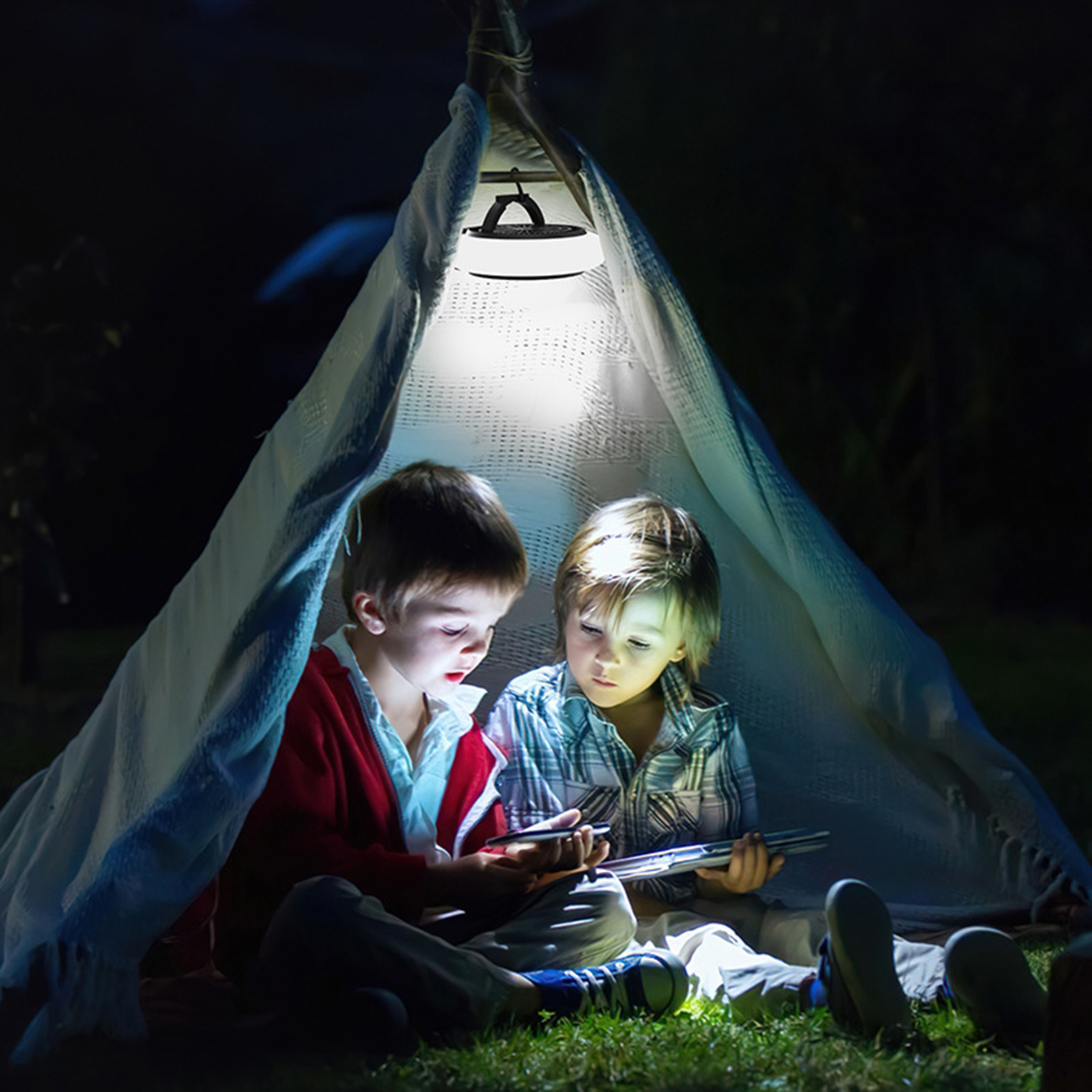 LED Camping Lantern with Fan 4