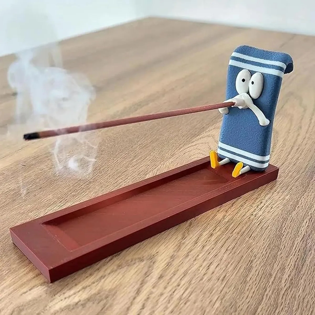 Novelty Incense Holder With Ash Catch Tray 4