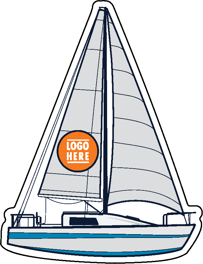 Stock Shape 1/4" Acrylic Magnet -USA Made 2