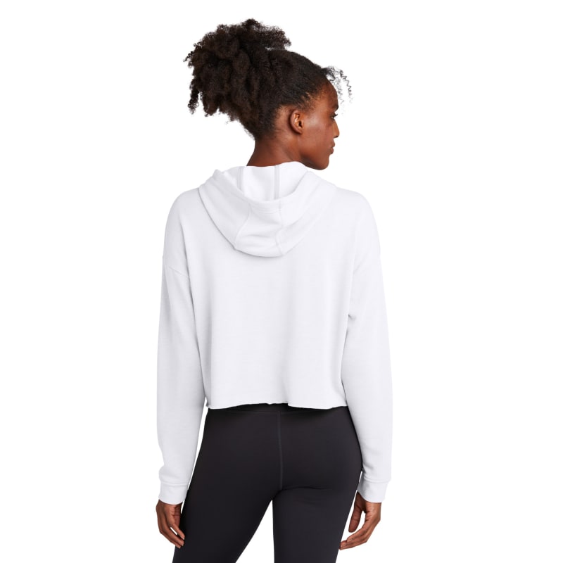 Sport-Tek Women's PosiCharge Tri-Blend Wicking Fleece Crop Hooded Pullover, custom hoodie or sweatshirt with logo imprint 20