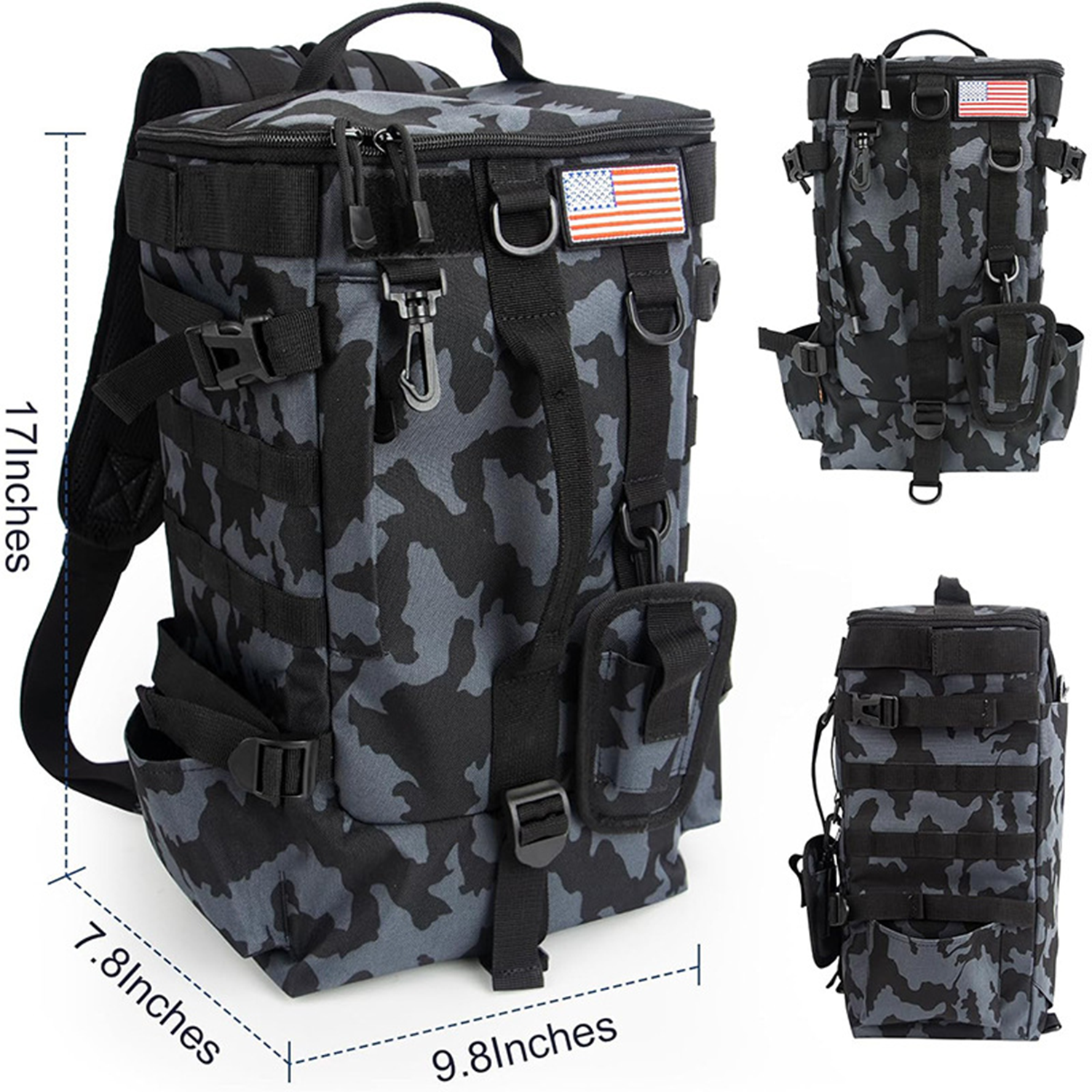 Spacious Oxford Portable Fishing Tackle Storage Bag 4