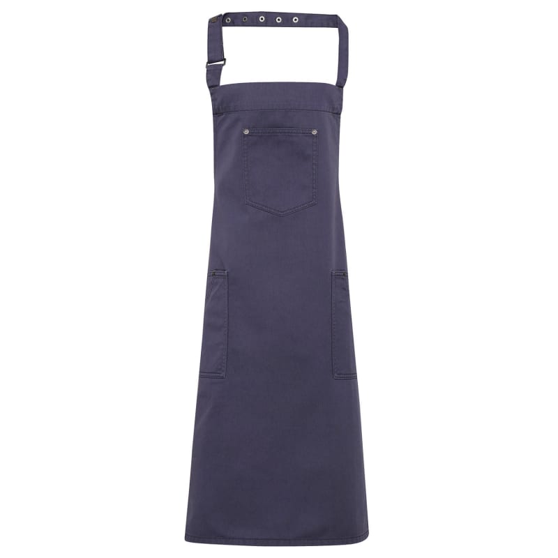 Artisan Collection By Reprime Unisex Cotton Chino Bib Apron 6