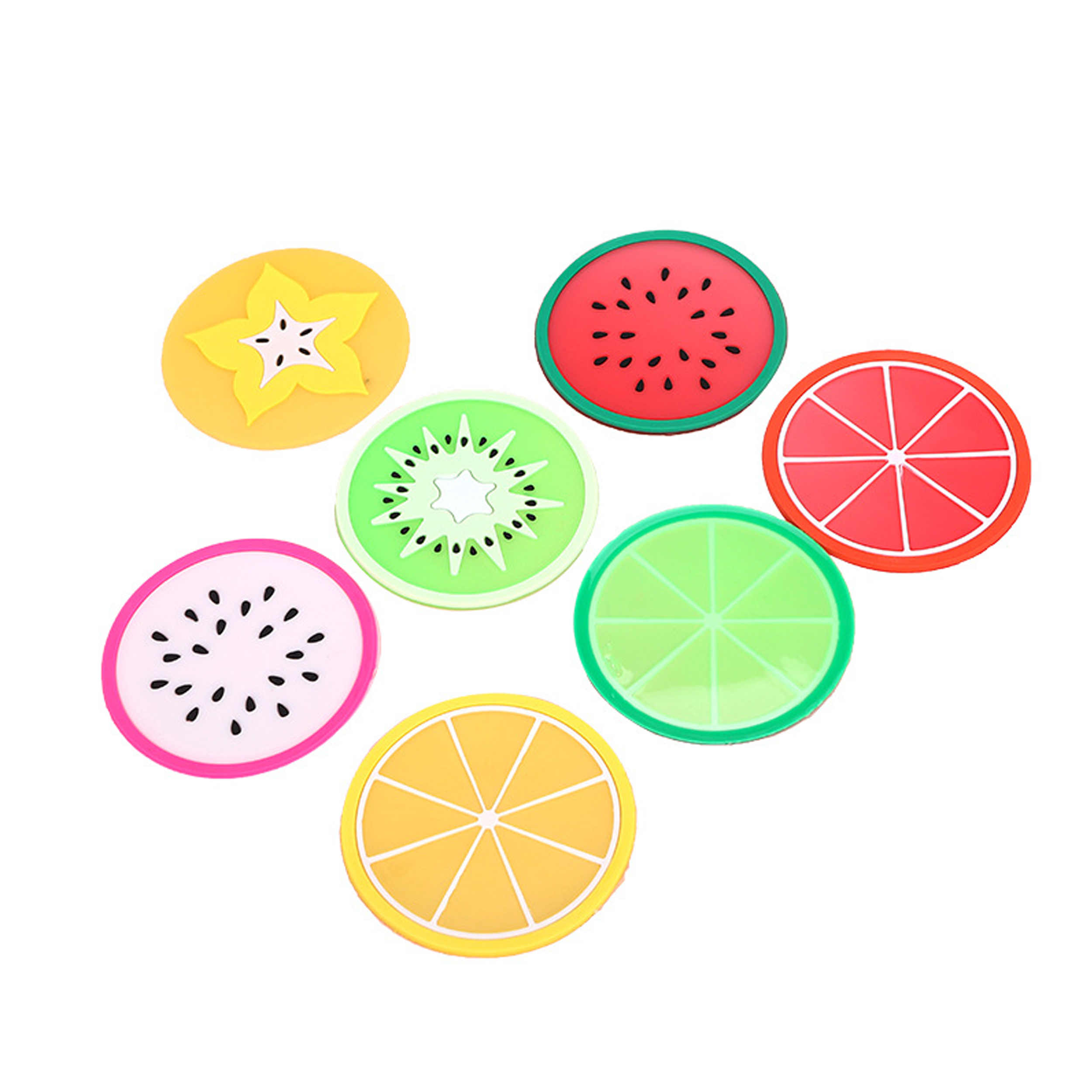 Pvc Round Coasters 4"*4" 2