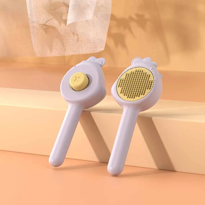 One-click Clean Hair Removal Dog Brush 2