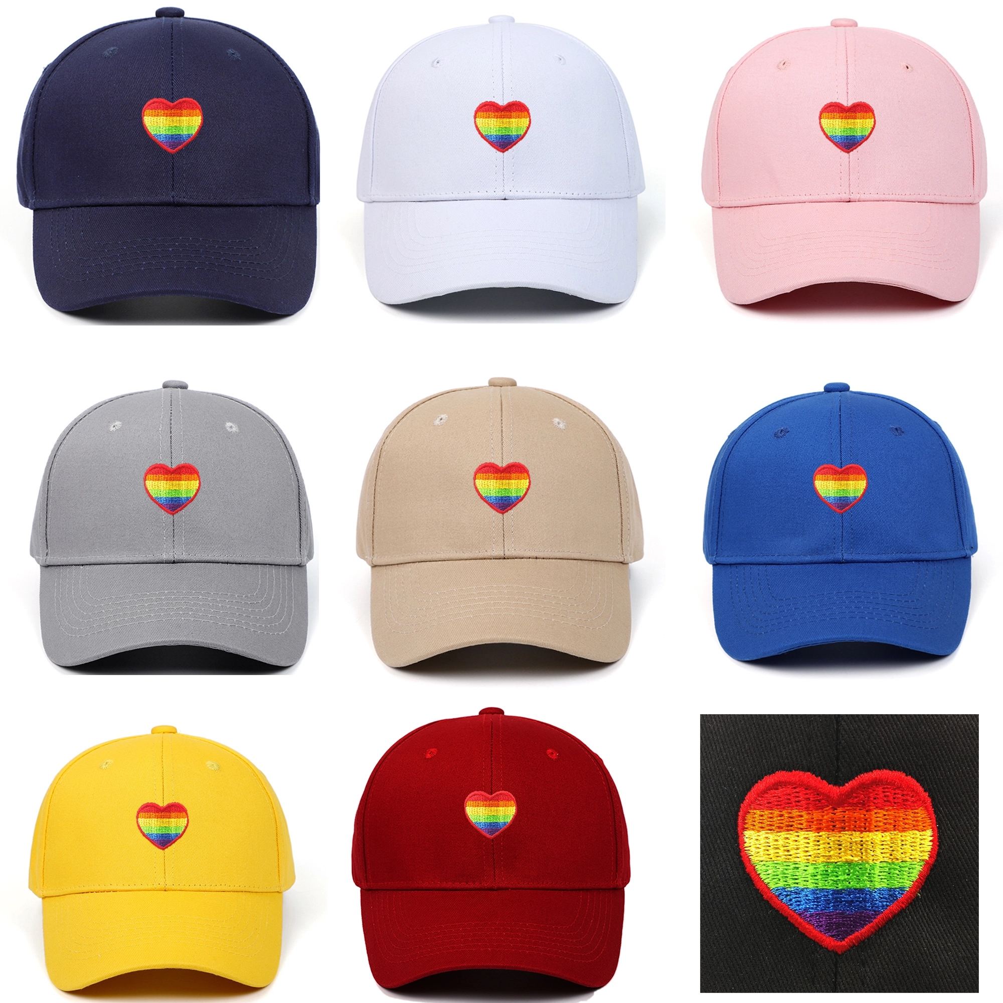 Embroidered Pride Hat LGBT Cap