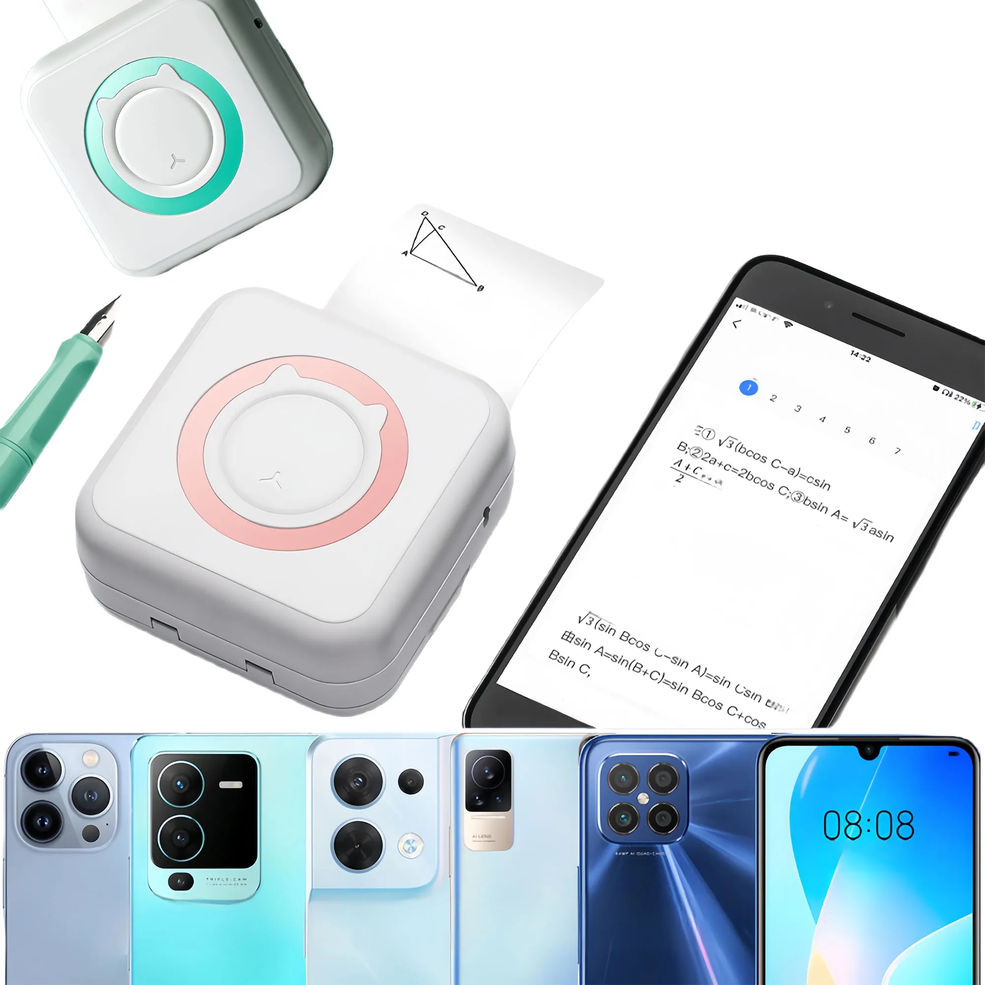 Popular Portable Mini Smart Homework Helper Wireless Printer 2