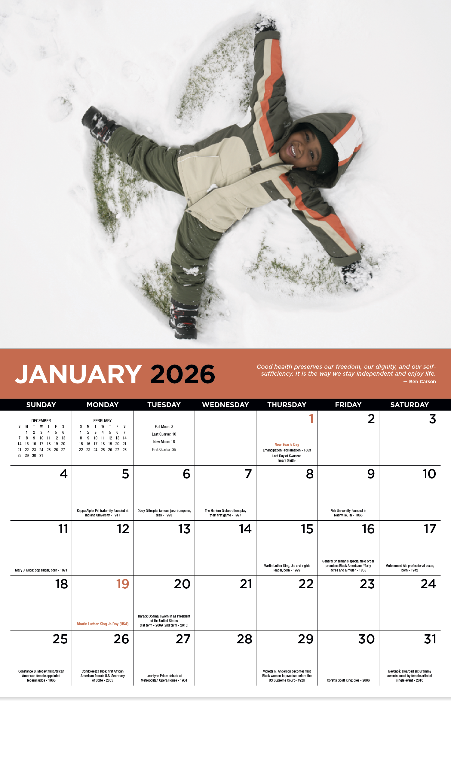 HotLine® Products Everyday Celebrations Appointment Calendar - Stapled 37