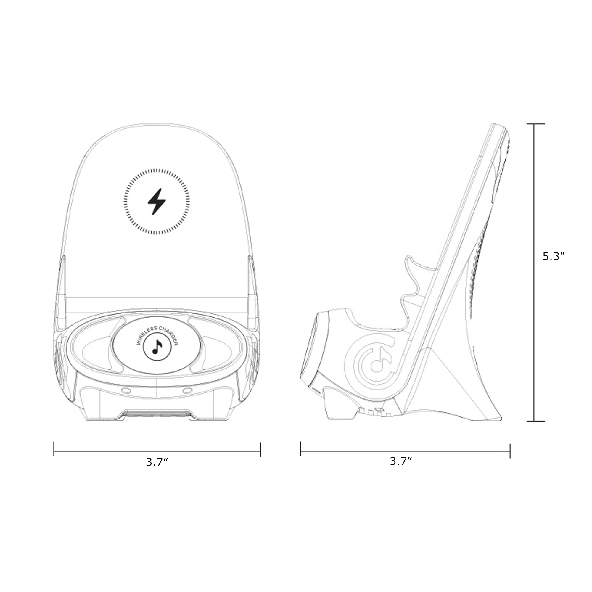 Mini Chair Wireless Charger 4