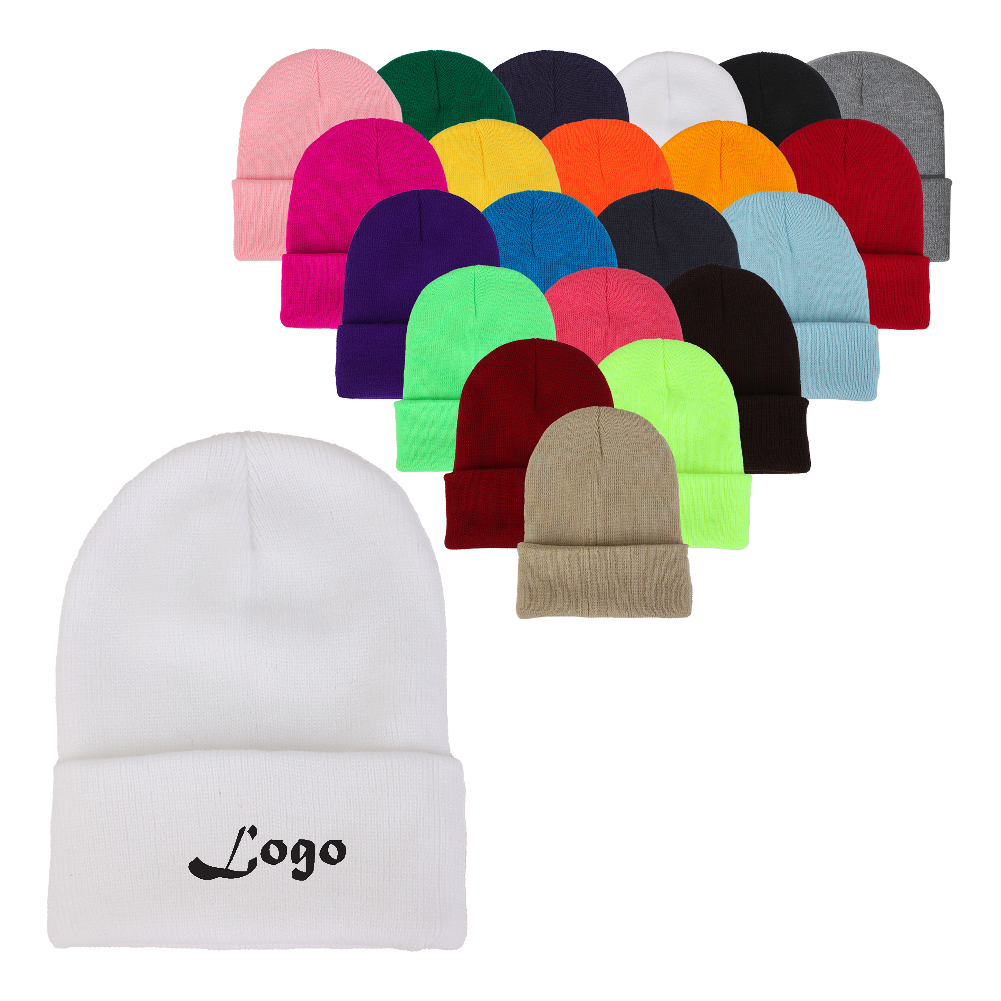 Custom Acrylic Warm Knit Hat 1