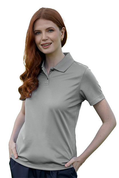 Women's Vansport Omega Solid Mesh Tech Polo 51