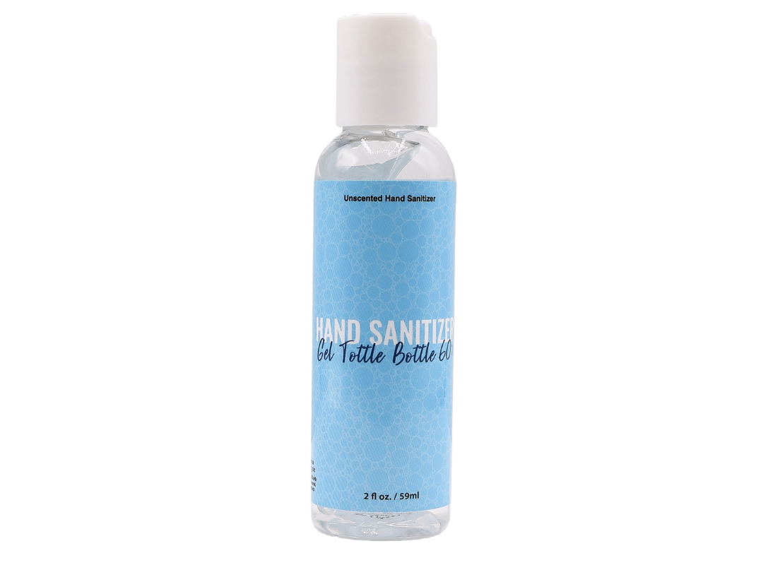 60% Hand Sanitizer Gel Bottle 2 fl oz