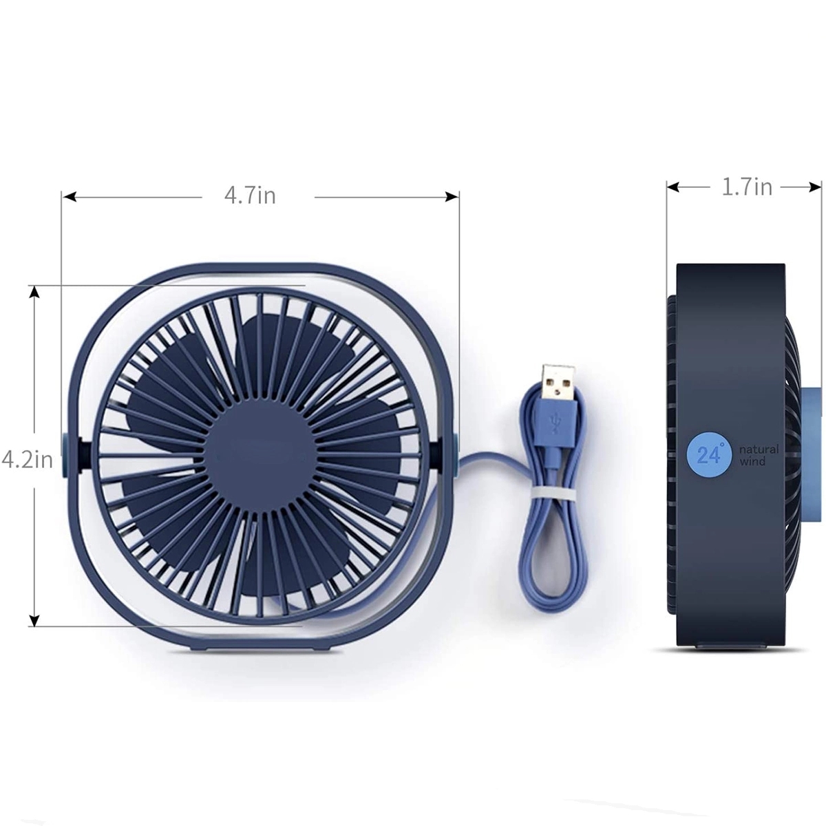 Small Personal Usb Desktop Fan 4