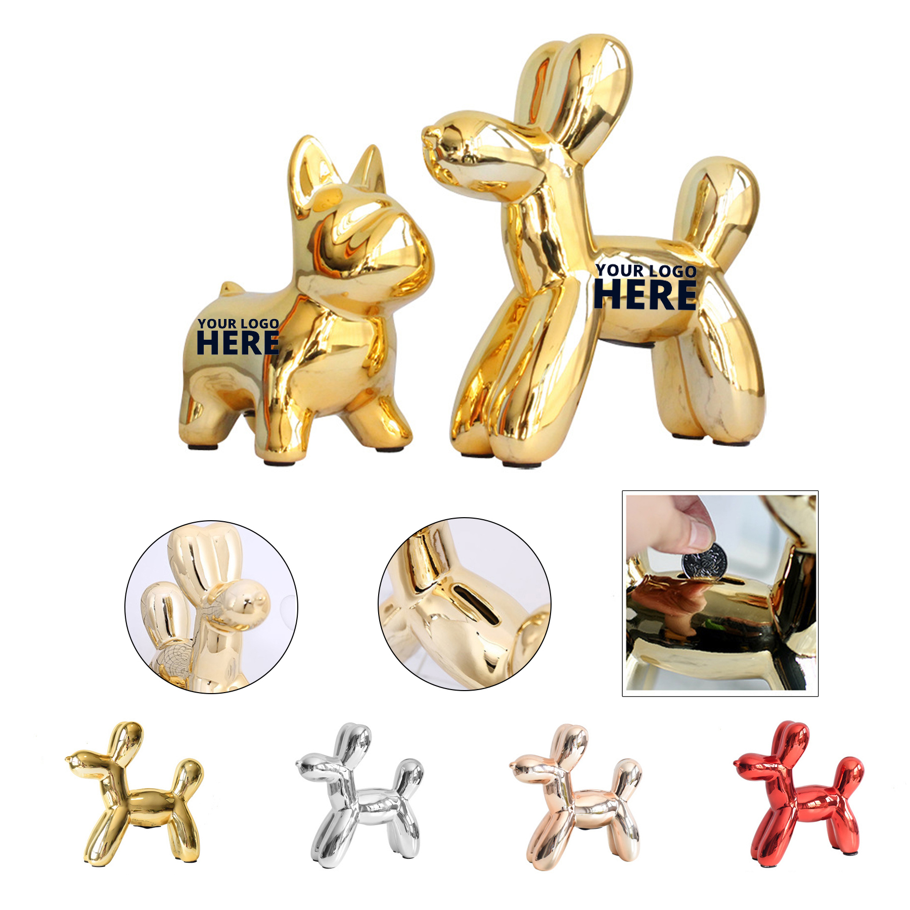 Dog Balloon Animal Piggy Bank 1