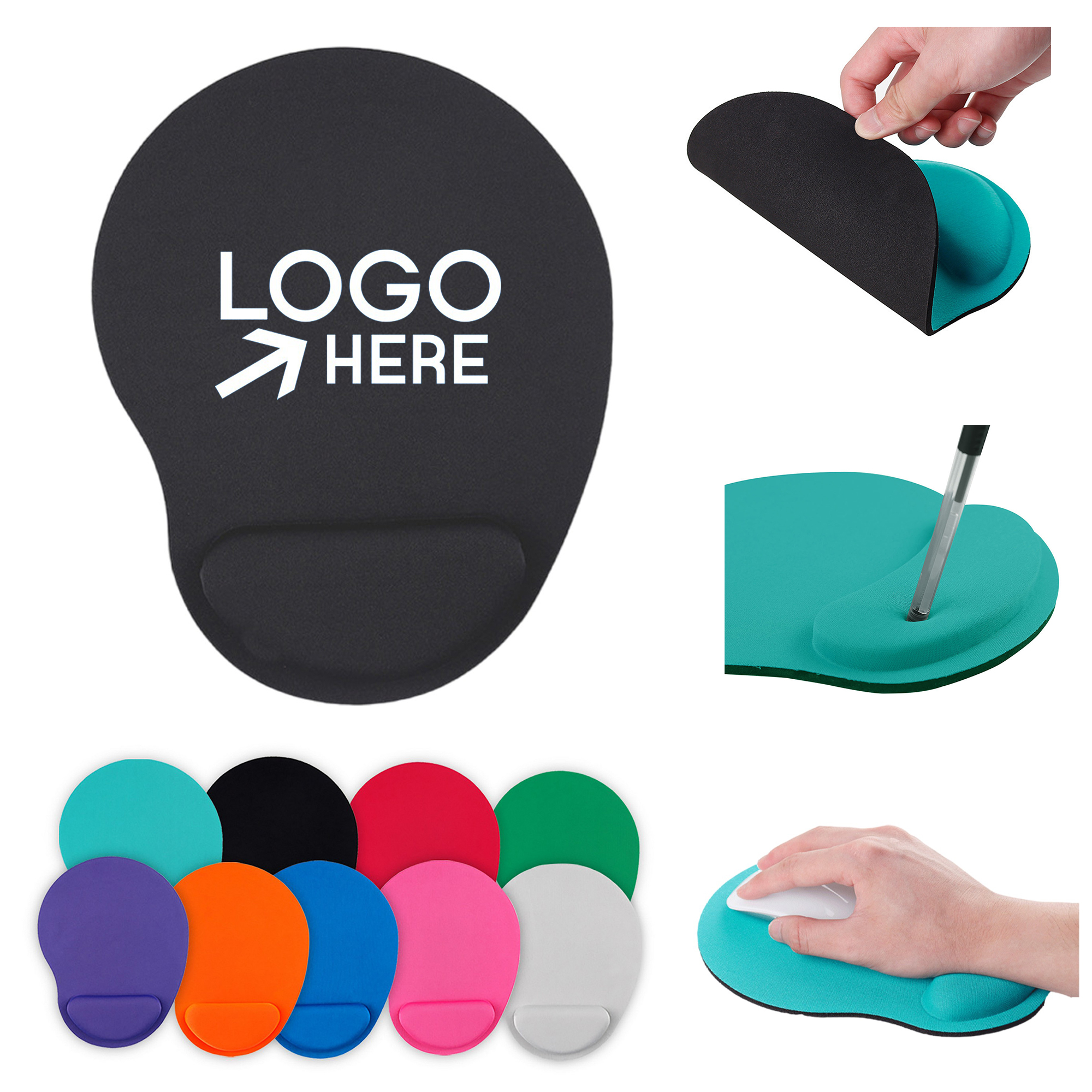 EVA Rubber Wrist Rest Mouse Pad Comfort 3