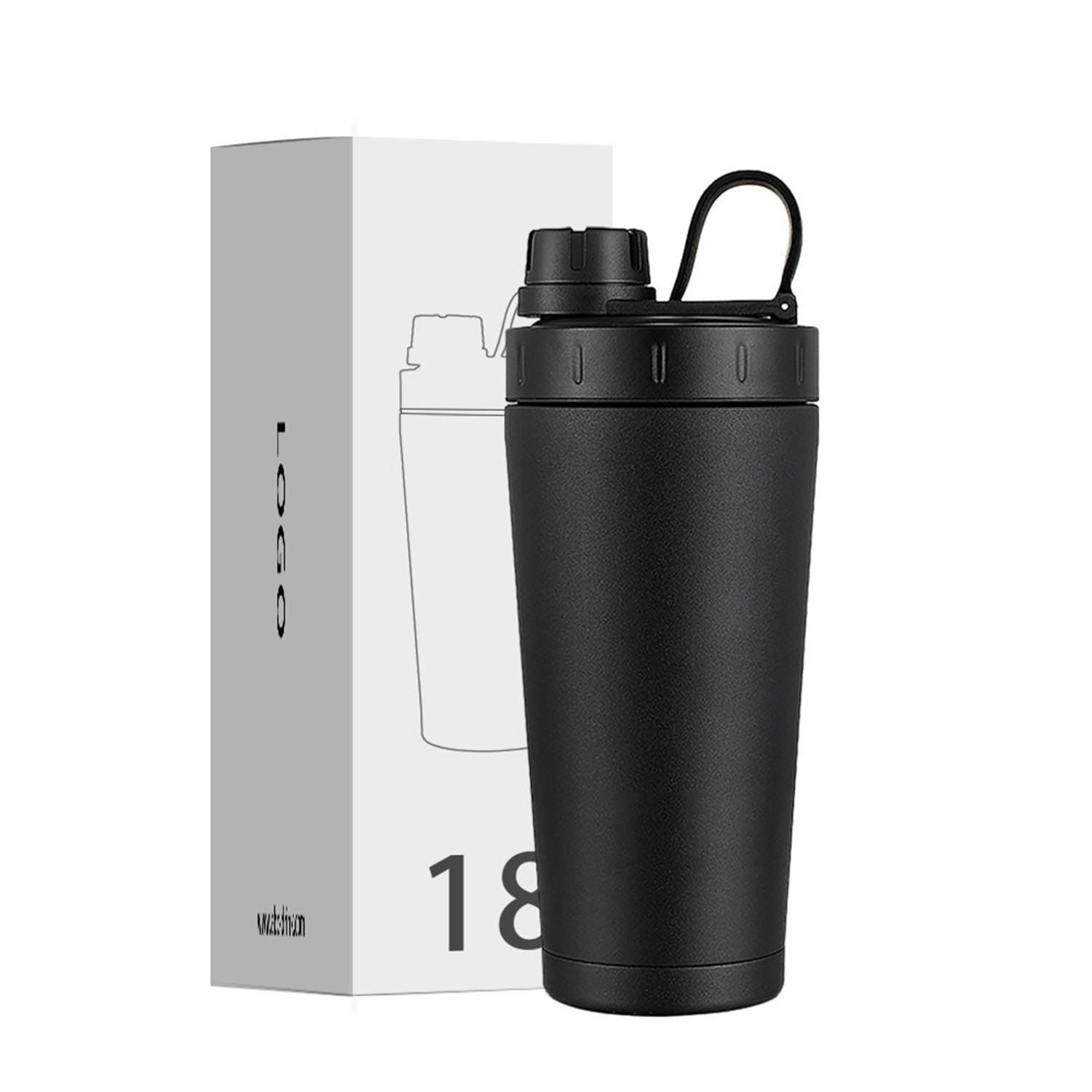 18oz stainless steel Large capacity with scale insulated cup 4