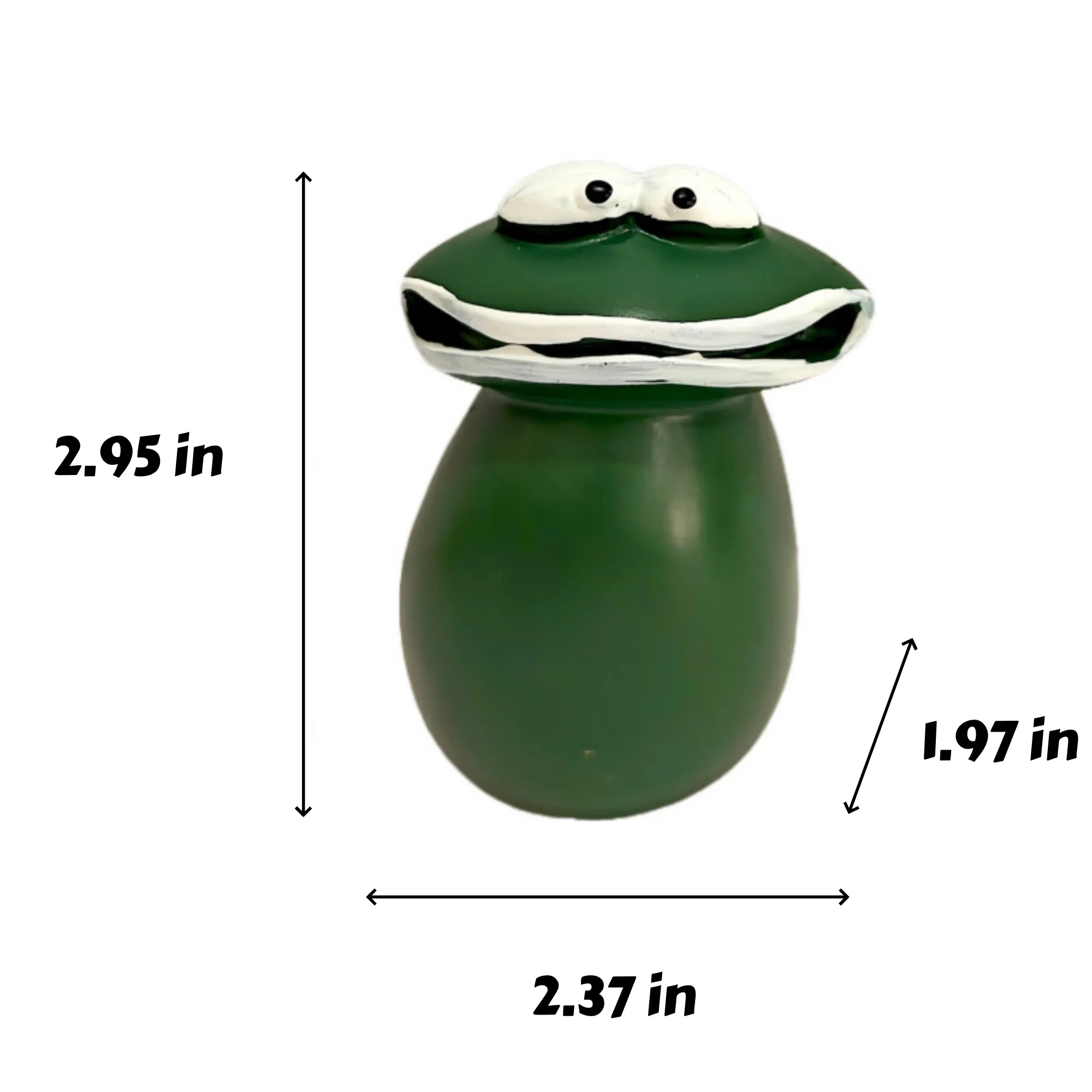 Big-Mouthed Frog Resin Desktop Decoration 3