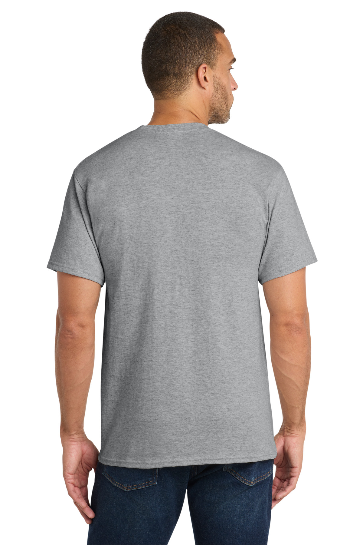 Port & Co Core Cotton Pocket Tee. PC54P 104