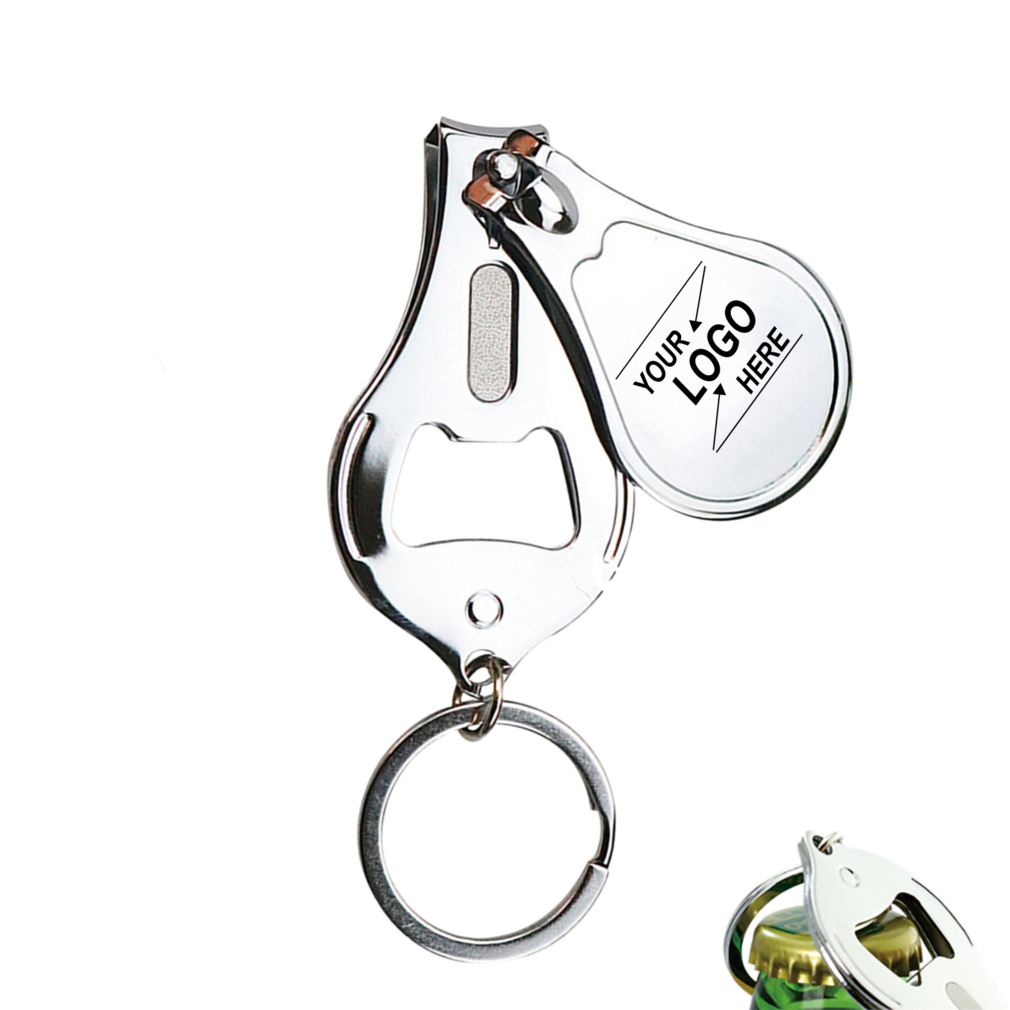 Fingernail Clipper w/Keyring 3