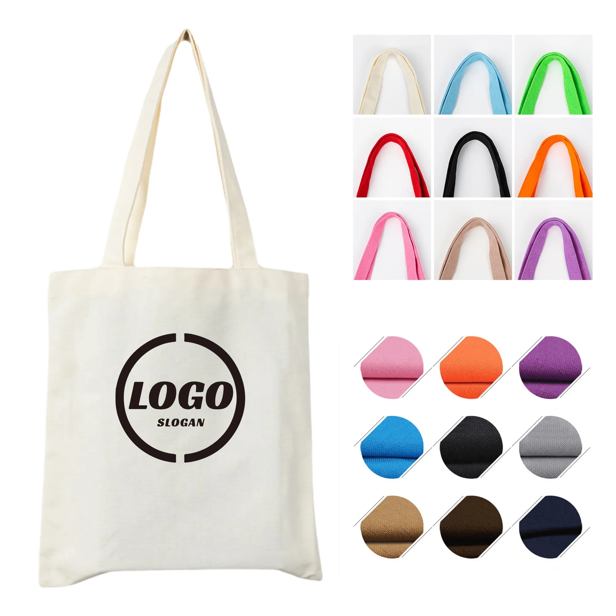 Custom Vertical Canvas Bag