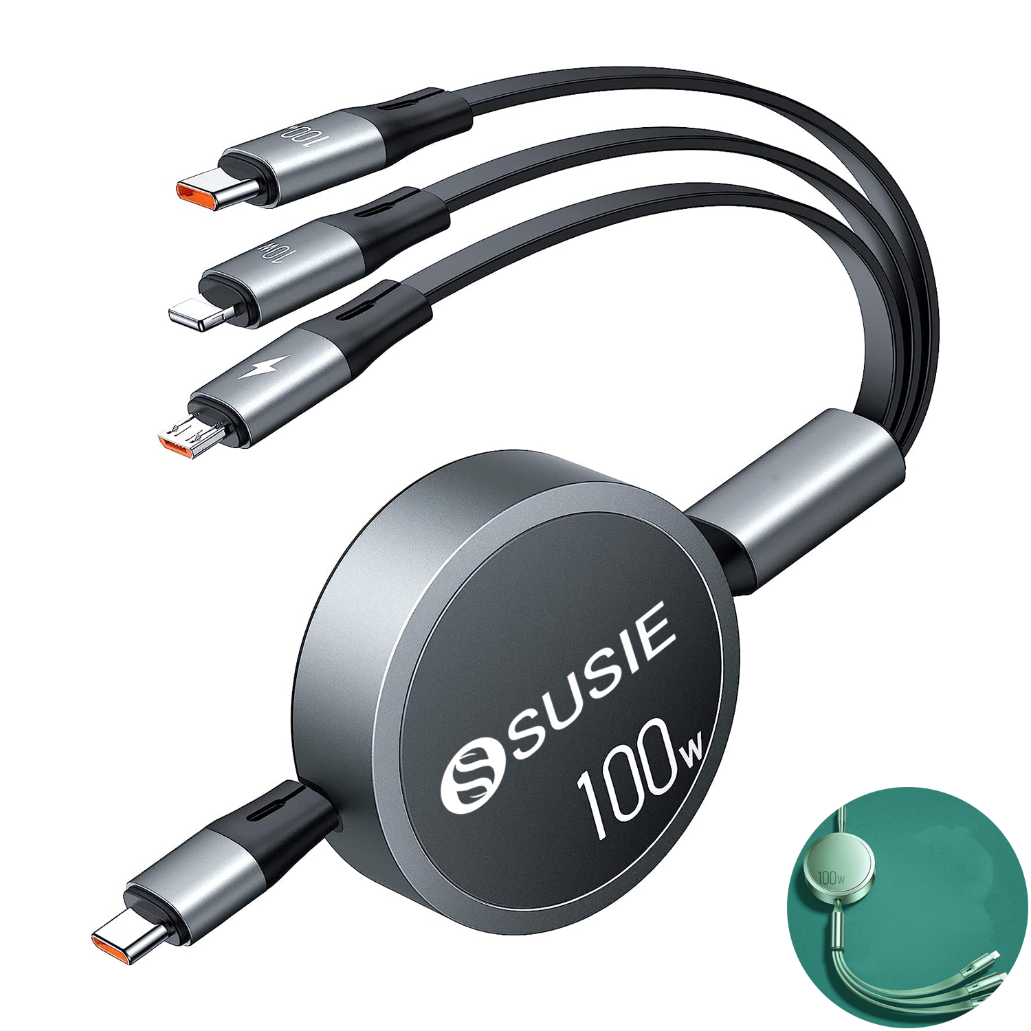 Multi Functional And Scalable Three In One Data Cable 8