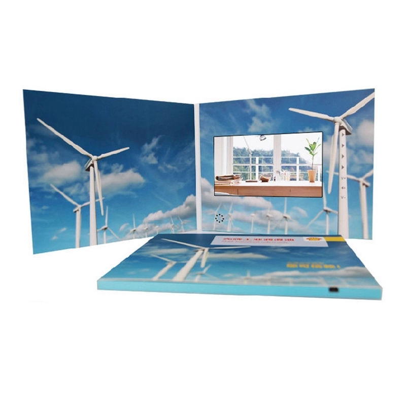 7" LCD Video Mailer Brochure 1GB 2