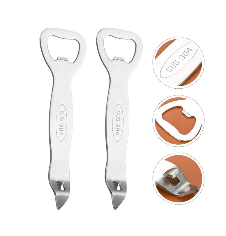 Stainless Steel Bottle Opener And Can Lid Opener 2