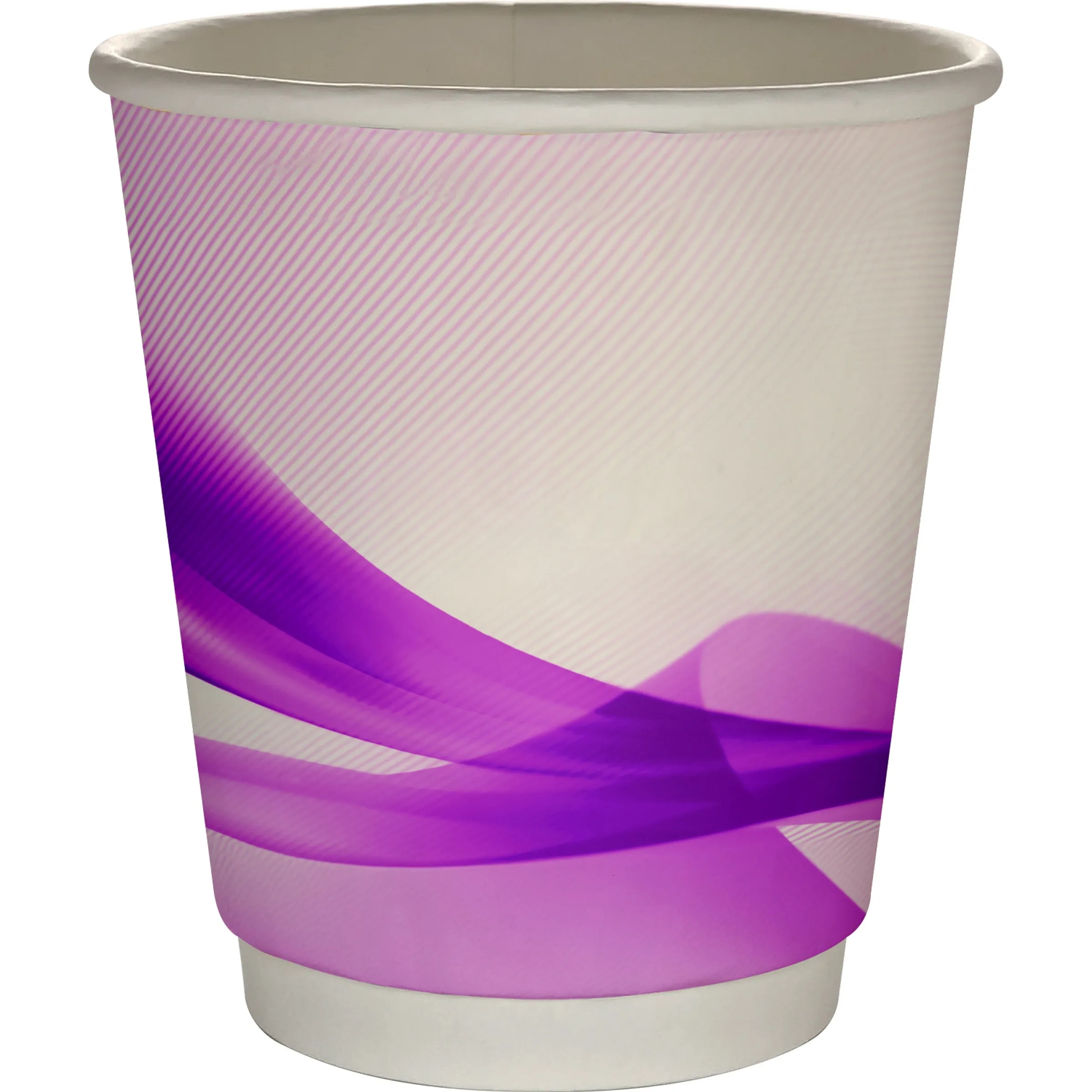 10 oz Full Color Groovy Insulated Paper Cup 7