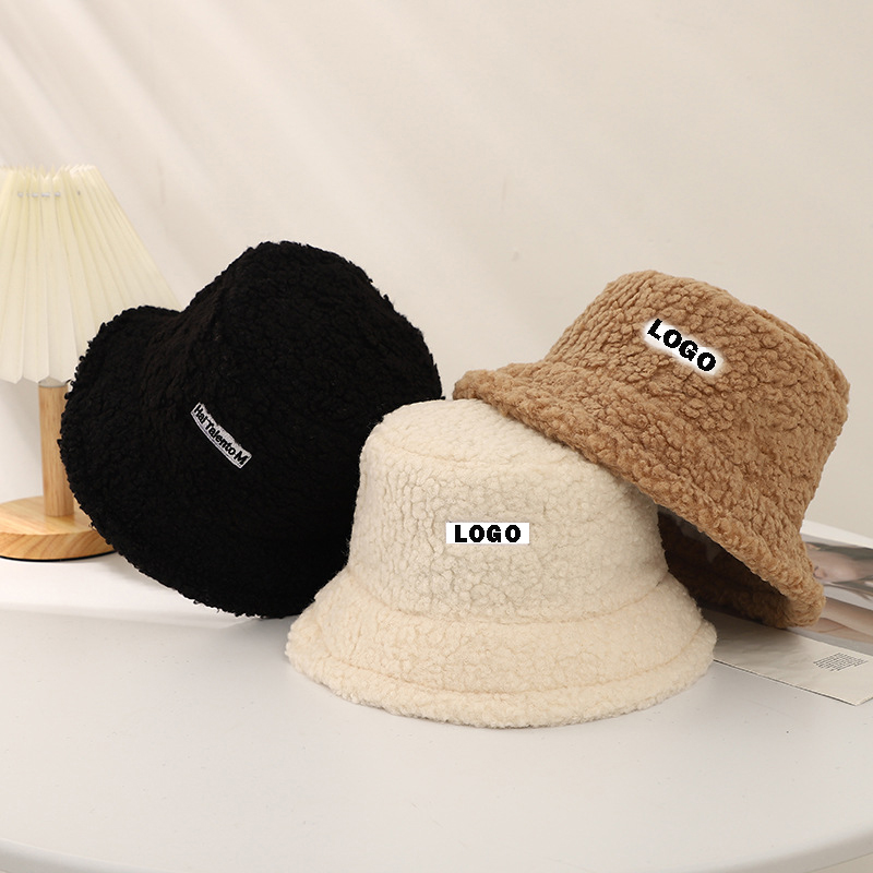 Faux Lamb Wool Fishermans Hat Trend Bucket Hats 5