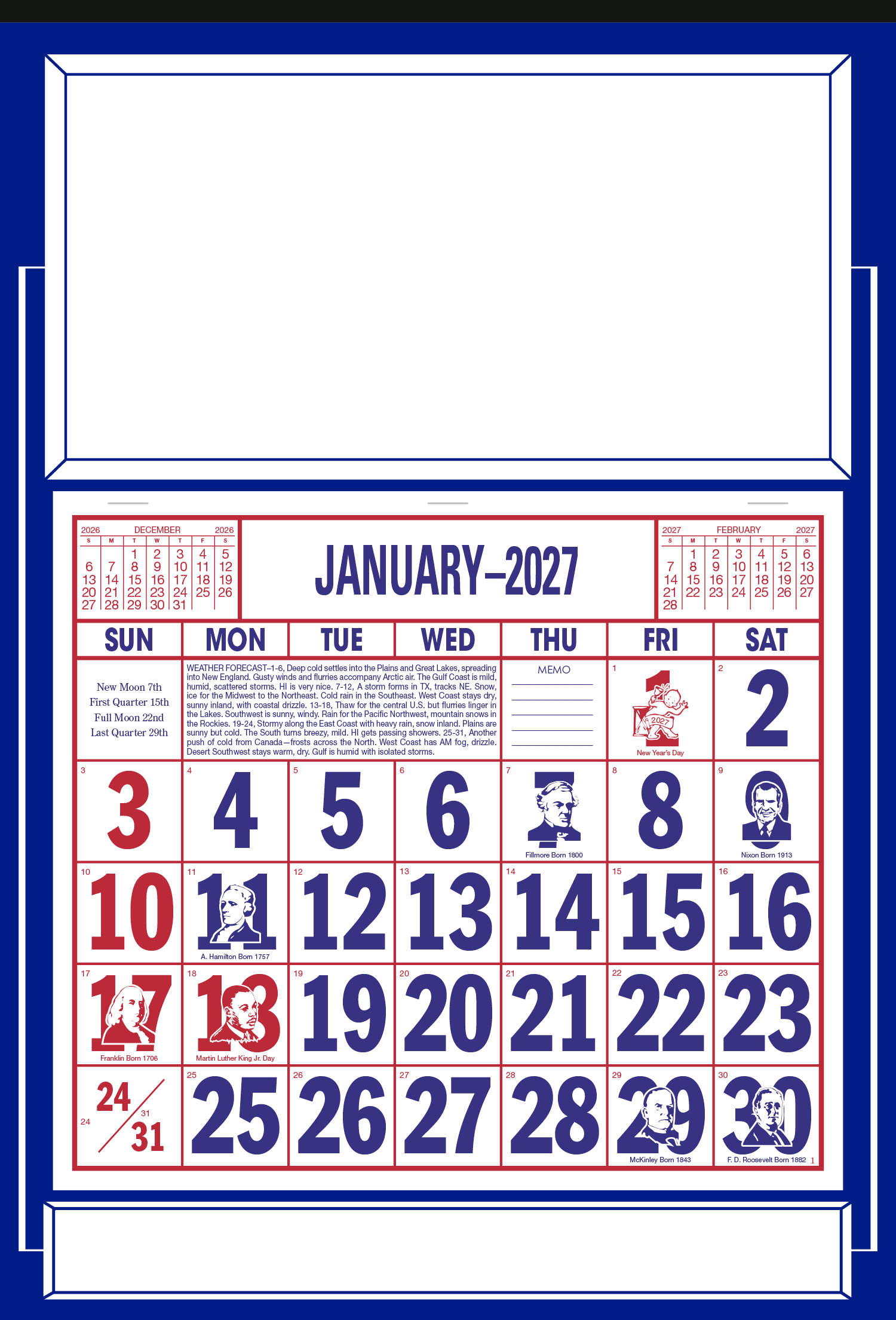 Skinner & Kennedy® Apron Calendar 23