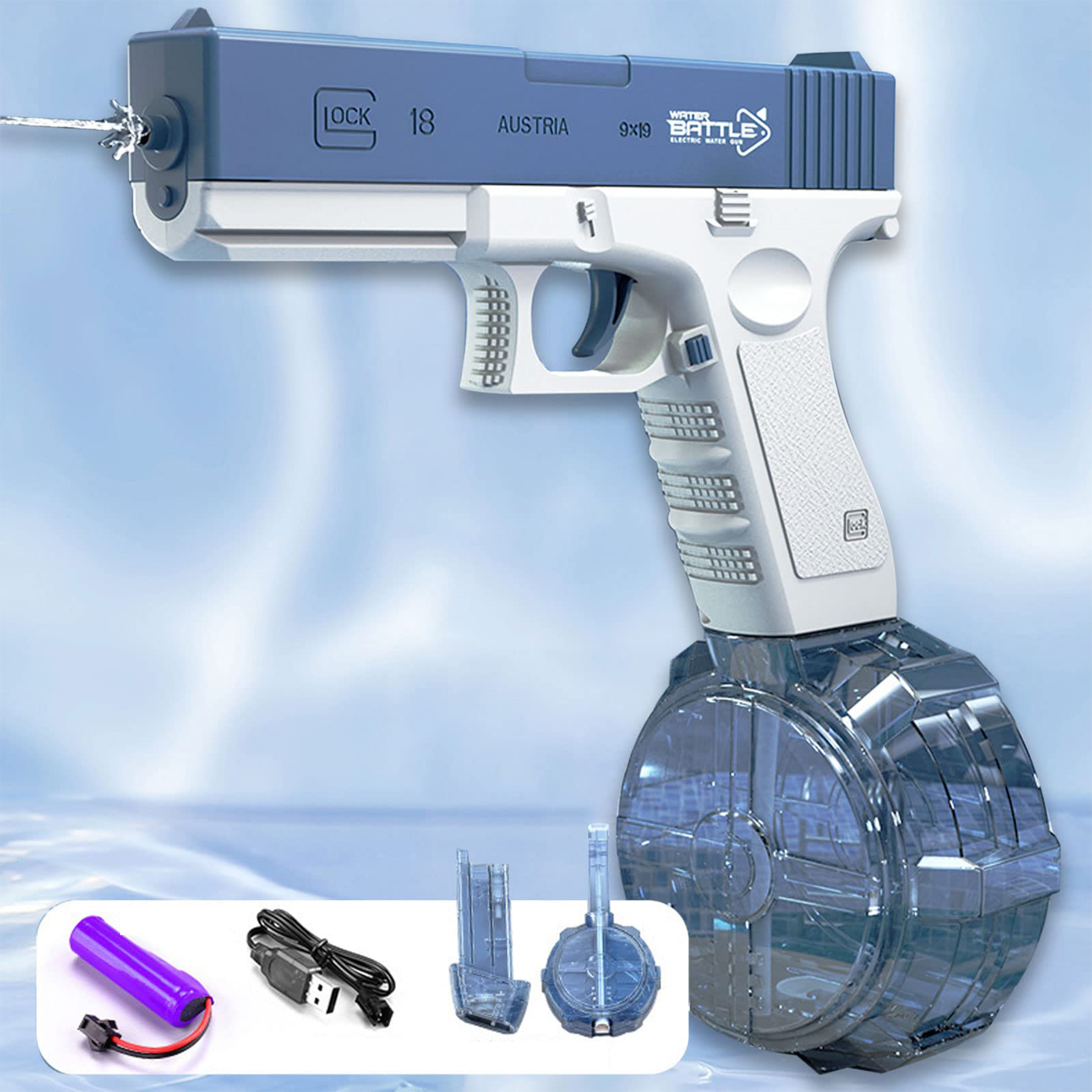 600CC Of Water Cip Electric Water Gun 2