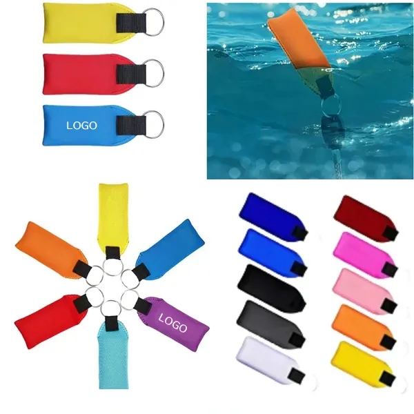 Neoprene Wristband Keychain Lanyard - Floats & Durable 1