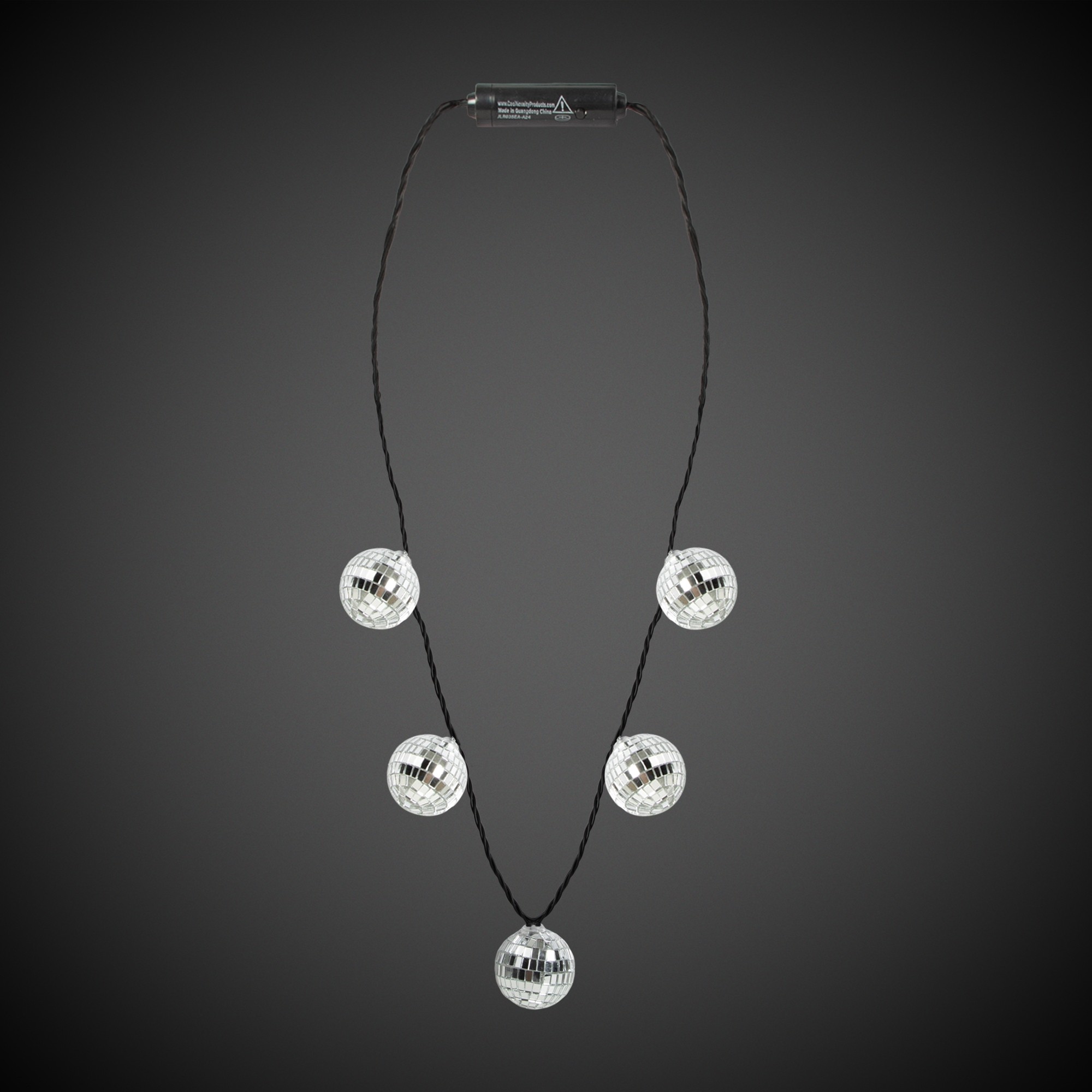 Disco Balls Light Up Necklace 5