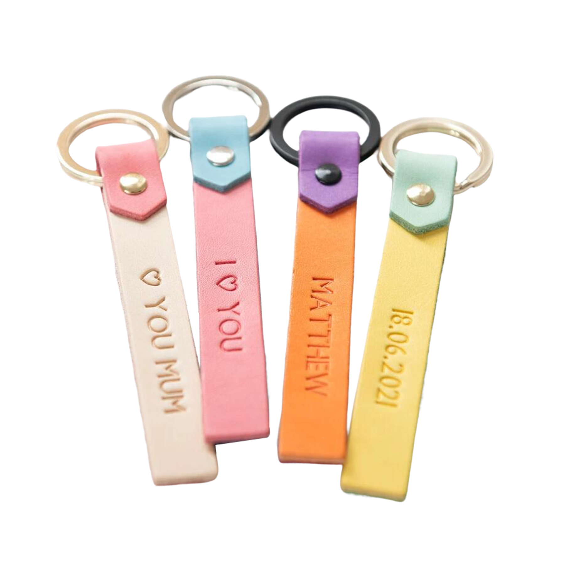 Leather Key Wristlet 2