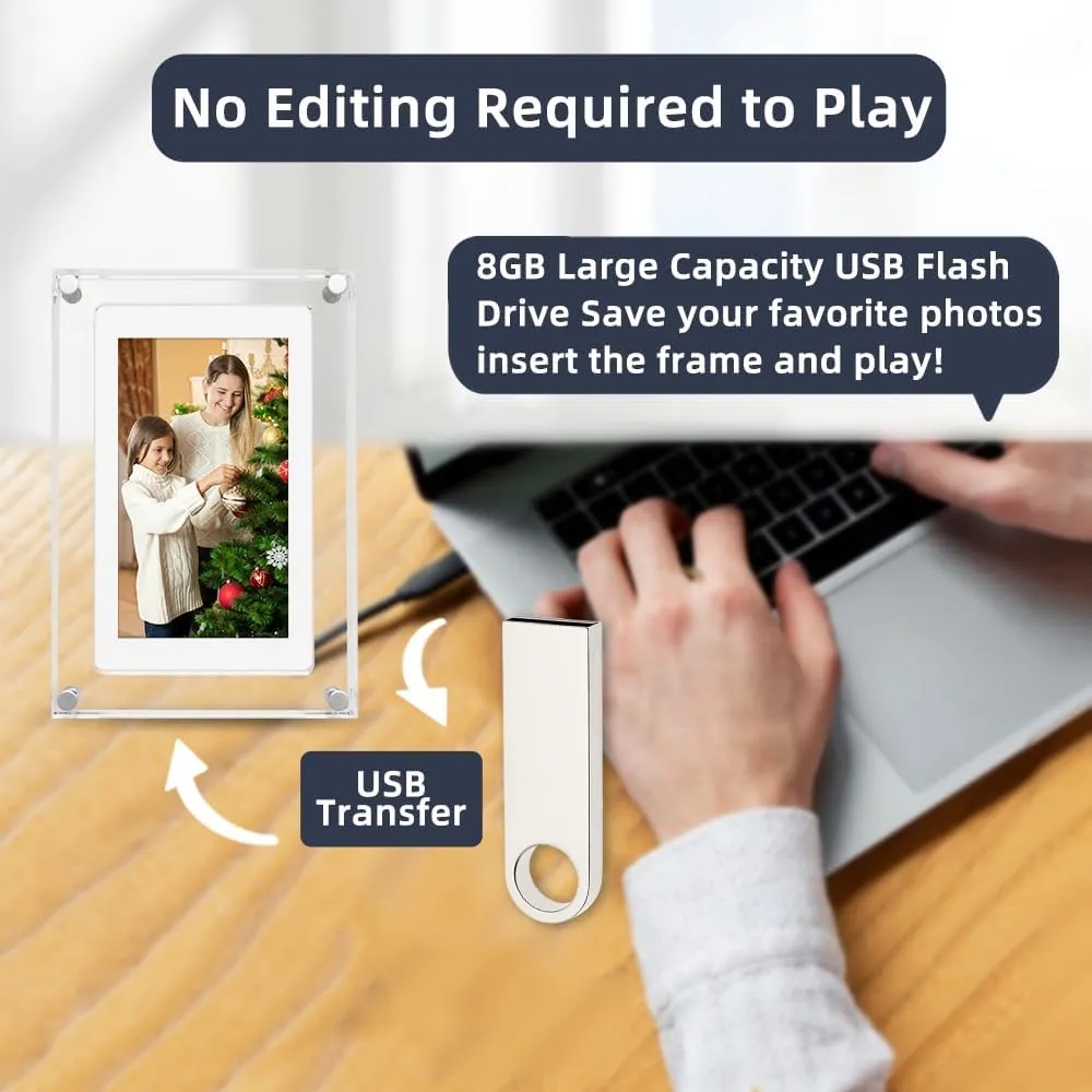 5 Inch Acrylic Video Picture Frame 7