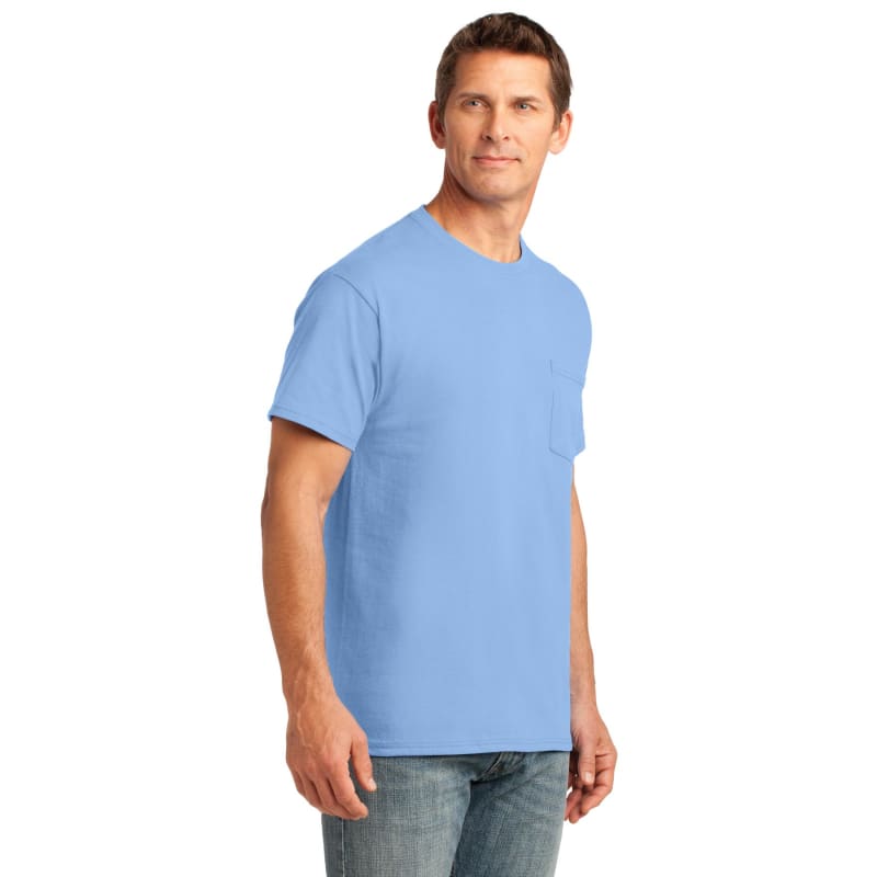 Port & Company Core Cotton Pocket Tee. 92