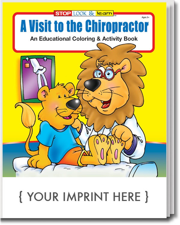 COLORING BOOK - A Visit to the Chiropractor Coloring & Activity Book 2