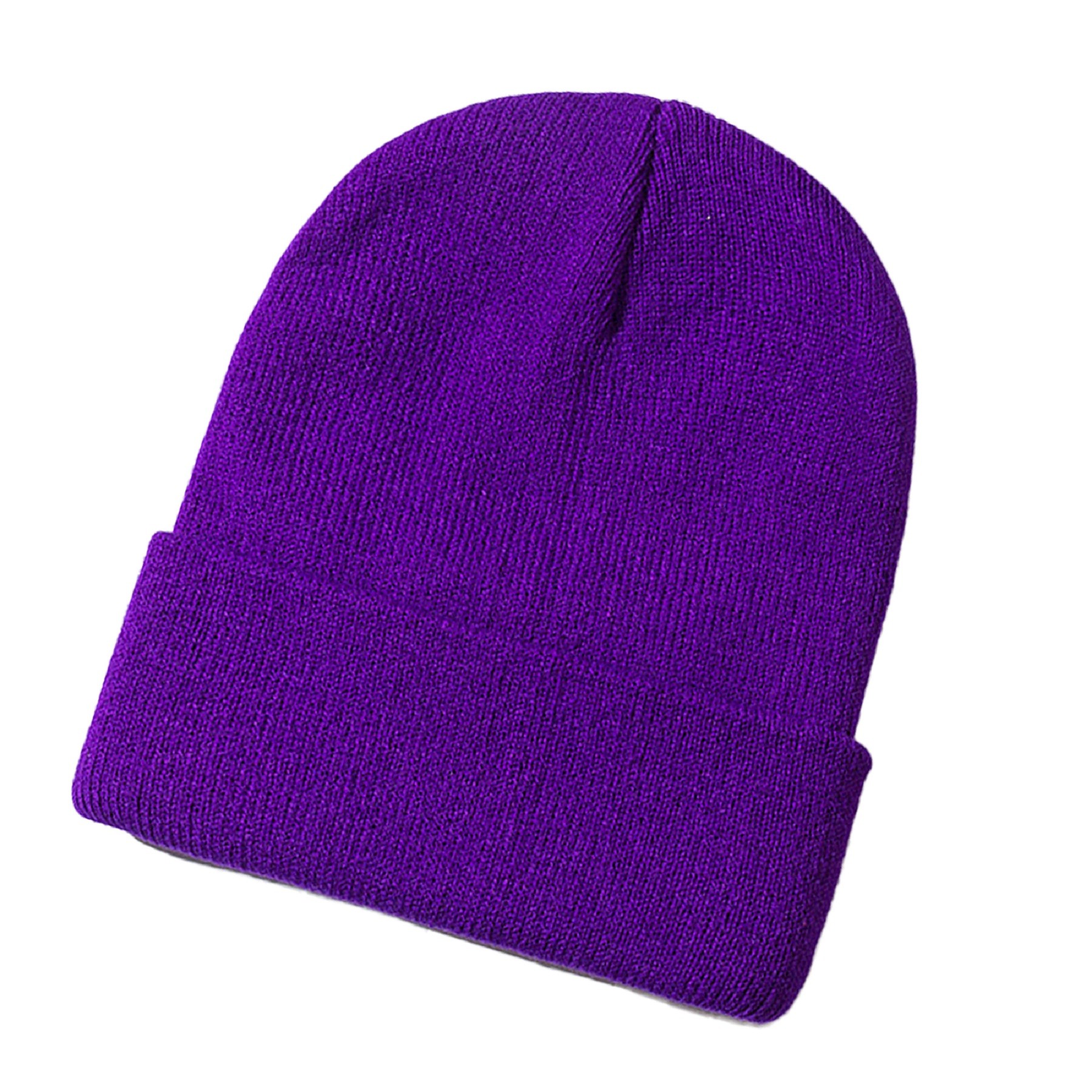 Solid Color Knitted Winter Cap 7