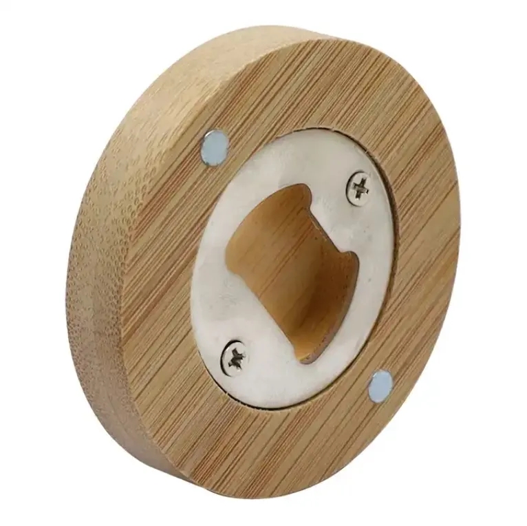 Wooden Bottle Opener With Fridge Magnet 3