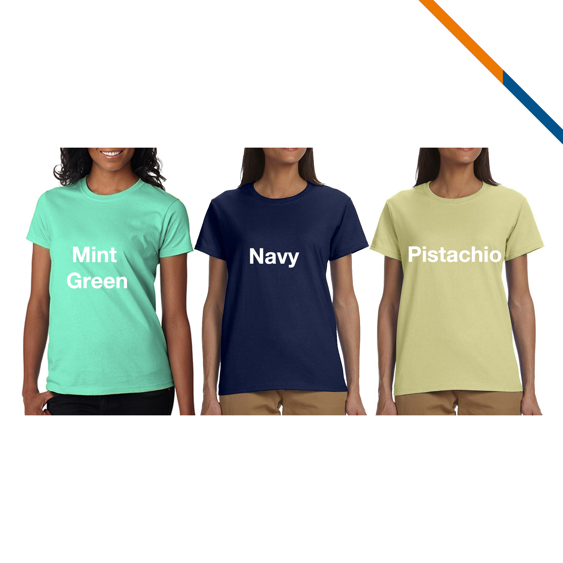 Gildan® 6.1 oz 100% Cotton Preshrunk Ladies T-shirts 7