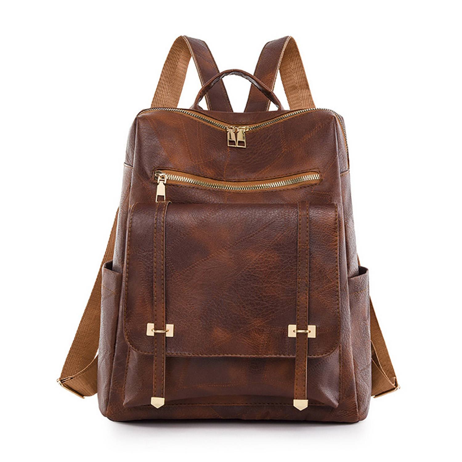 Pu Leather Women Fashion Retro Backpack 6