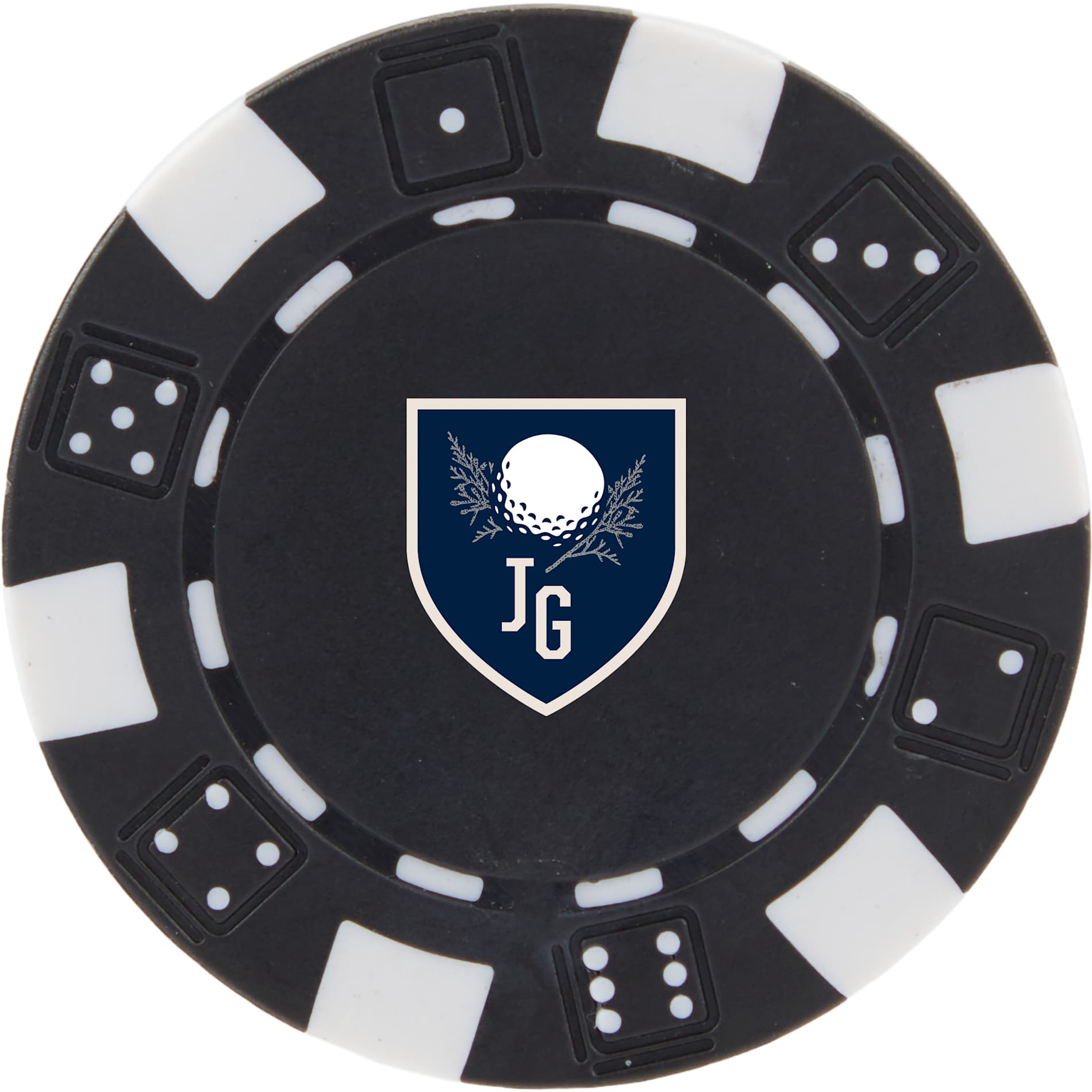 Recycled Poker Chip Ball Marker
